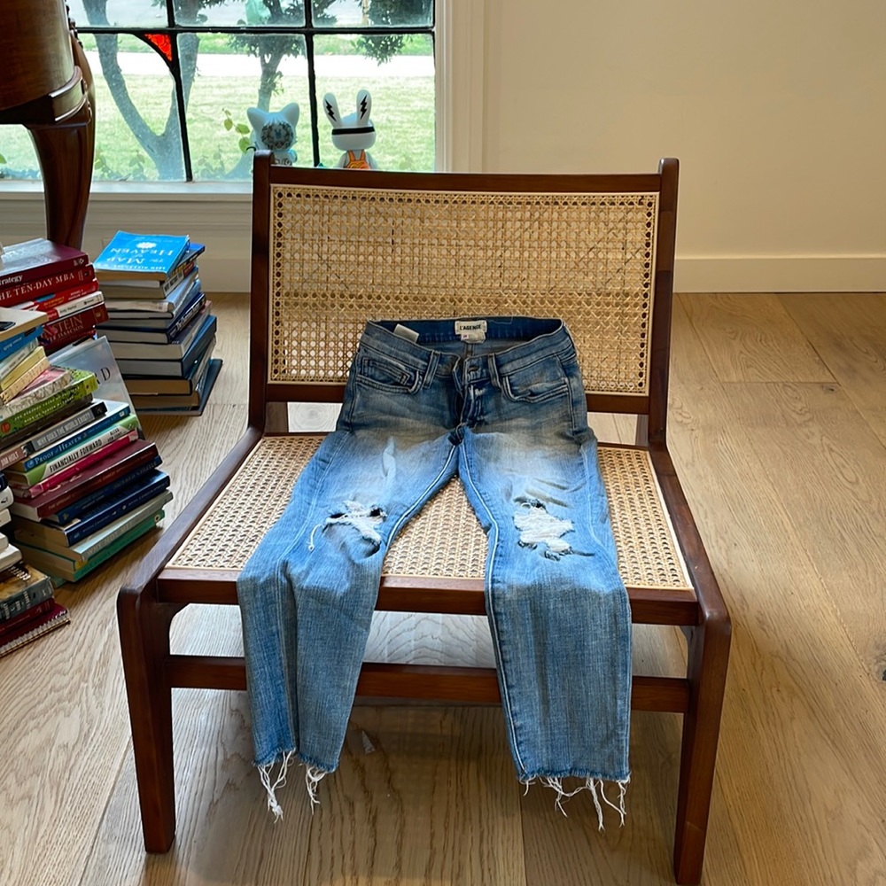 Lagence Distressed Boyfriend Jeans